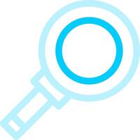 Magnifying Creative Icon Design vector