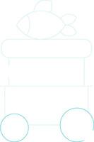 Line Two Color Design vector