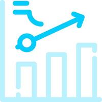 Clustered Bar Creative Icon Design vector