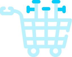 Shopping Cart Creative Icon Design vector