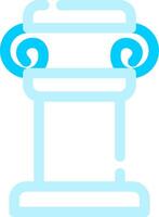 Pillar Creative Icon Design vector