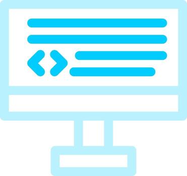 diseño de icono creativo de codificación vector