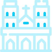 Notre Dame Creative Icon Design vector