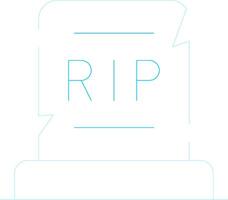 Grave Creative Icon Design vector