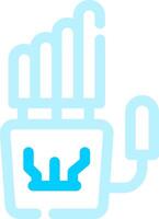 Robot Hand Creative Icon Design vector