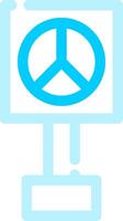 Peace Sign Creative Icon Design vector