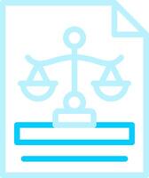 Justice Creative Icon Design vector