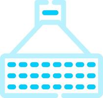 Laser Keyboard Creative Icon Design vector