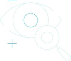 Eyesight Check Creative Icon Design vector