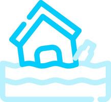 Flood Creative Icon Design vector