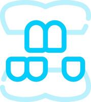 Denture Creative Icon Design vector