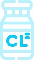 Chlorine Creative Icon Design vector