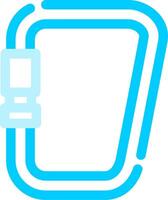 Carabiner Creative Icon Design vector