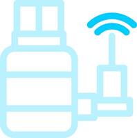 Internet USB Creative Icon Design vector