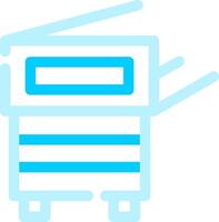 Copy Machine Creative Icon Design vector