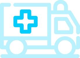 Ambulance Creative Icon Design vector