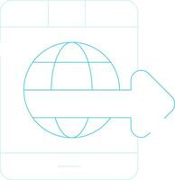 Internet Creative Icon Design vector