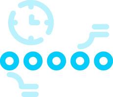Circle Accent Timeline Creative Icon Design vector