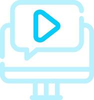 Video Tutorial Creative Icon Design vector