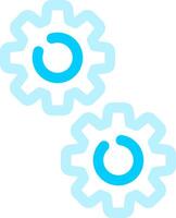 Gears Creative Icon Design vector