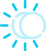 Eclipse Creative Icon Design vector