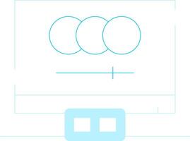 Digital Animation Creative Icon Design vector