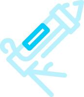 Caulk Gun Creative Icon Design vector