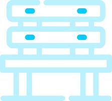 Bench Creative Icon Design vector