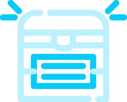 Treasure Chest Creative Icon Design vector