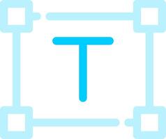 Text Size Creative Icon Design vector