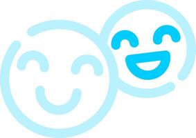 Happiness Creative Icon Design vector