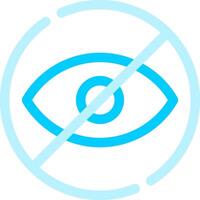 Blindness Creative Icon Design vector