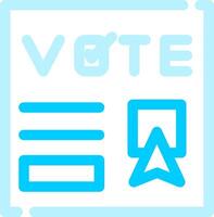 votar diseño de icono creativo vector