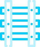 Train Tracks Creative Icon Design vector