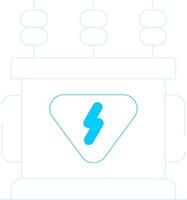 Power Transformer Creative Icon Design vector