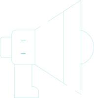 Megaphone Creative Icon Design vector