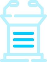 Lectern Creative Icon Design vector
