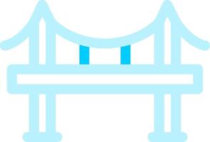 Bridge Creative Icon Design vector