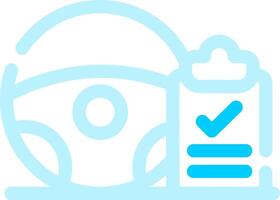 Book a Test Drive Creative Icon Design vector