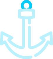 Anchor Creative Icon Design vector