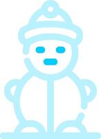 Snowman Creative Icon Design vector