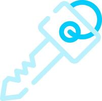 Room Key Creative Icon Design vector