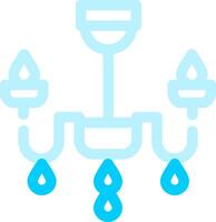 Chandelier Creative Icon Design vector