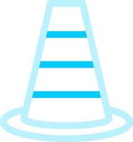 Traffic Cone Creative Icon Design vector