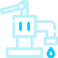 Hand Pump Creative Icon Design vector