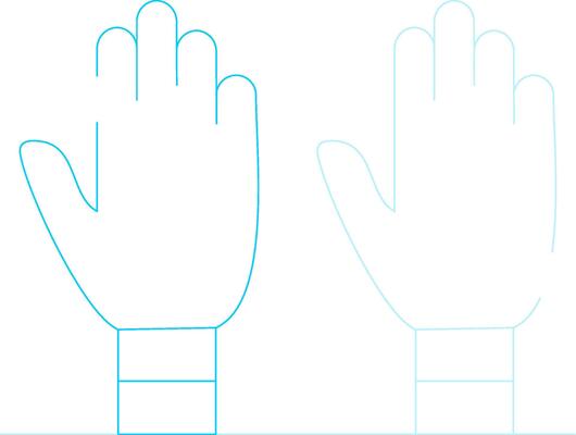 Exam Gloves Creative Icon Design