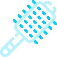 Hair Brush Creative Icon Design vector