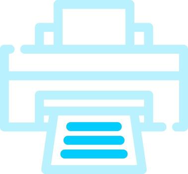 Printer Creative Icon Design vector