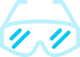 Lab Glasses Creative Icon Design vector