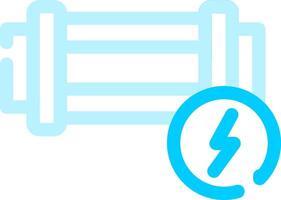 Electric Fence Creative Icon Design vector